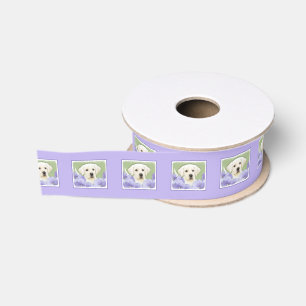 Labrador Retriever Puppy Painting Original Hunde A Ripsband