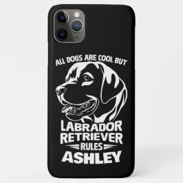 Labrador Retriever Regeln und Cooler Hund Lover Case-Mate iPhone Hülle