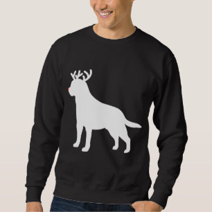 Labrador Retriever Reindeer Christmas Dog Sweatshirt