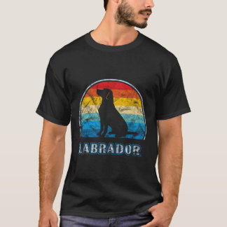 Labrador Retriever Retro-Design Hund T-Shirt