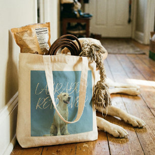 Labrador Retriever Retro-Foto Hundemutter Geschenk Tragetasche