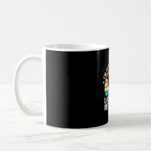Labrador Retriever Retro Hund Streicheln Kaffeetasse