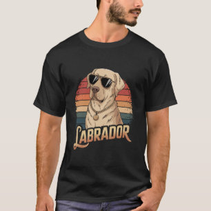 Labrador Retriever Retro Vintage Hund lustiger Lab T-Shirt