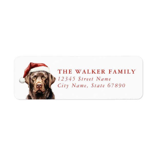 Labrador Retriever Return Address Labels (Vorne)