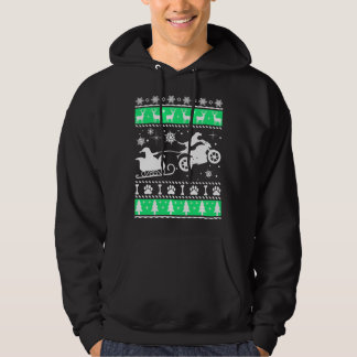 Labrador Retriever Riving Motocross Hoodie
