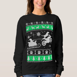 Labrador Retriever Riving Motocross Sweatshirt
