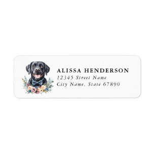 Labrador Retriever Rücksendeadressetiketten
