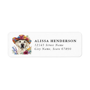 Labrador Retriever Rücksendeadressetiketten