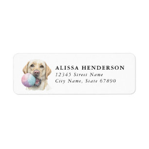 Labrador Retriever Rücksendeadressetiketten