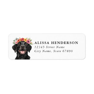 Labrador Retriever Rücksendeadressetiketten