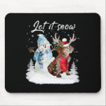 Labrador Retriever Santa Dog Christmas Snowman Xma Mousepad<br><div class="desc">Labrador Retriever Santa Dog Weihnachtsschneemann Xmas Pajama 1</div>