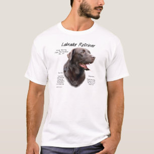 Labrador Retriever (Schokolade) Historisches Desig T-Shirt