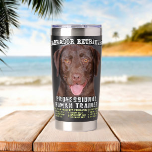 Labrador Retriever Schokoladen-Labrador Profi-Mens Thermobecher
