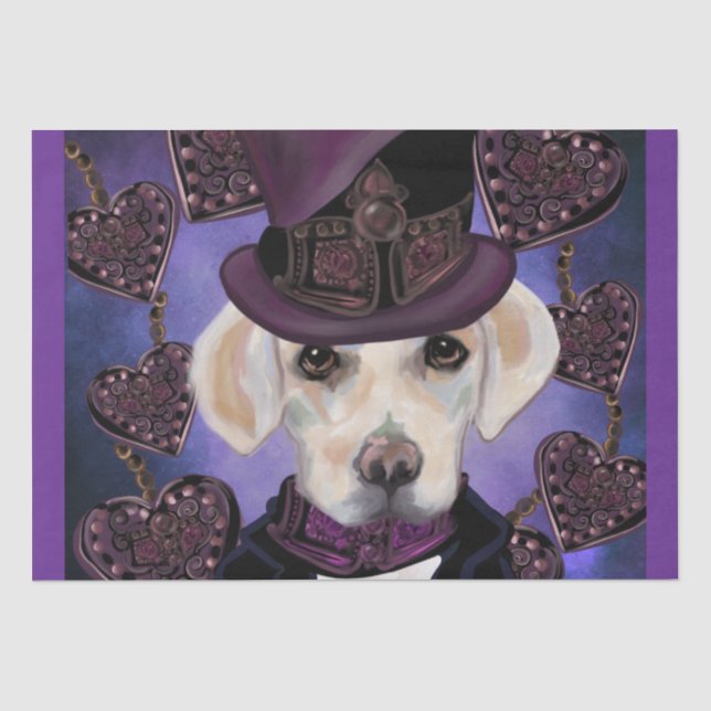 LABRADOR RETRIEVER SEIDENPAPIER (Vorderseite)