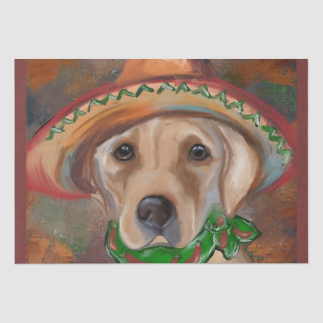 LABRADOR RETRIEVER SEIDENPAPIER (Vorderseite)