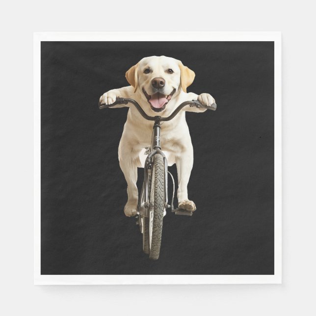 Labrador Retriever Serviette (Vorderseite)
