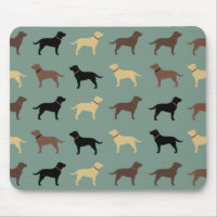 Labrador Retriever Silhouette Muster Labrador
