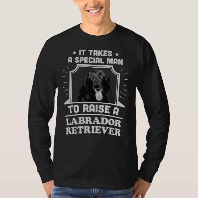 Labrador Retriever Special Man Downer T-Shirt (Vorderseite)