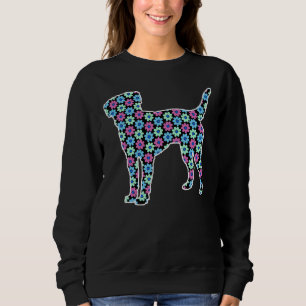 Labrador Retriever Spring Floral Pattern Angepasst Sweatshirt
