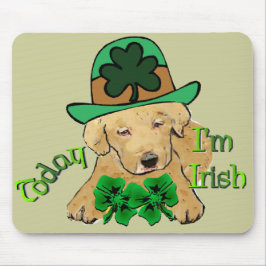Labrador Retriever St Patricks Day Mousepad