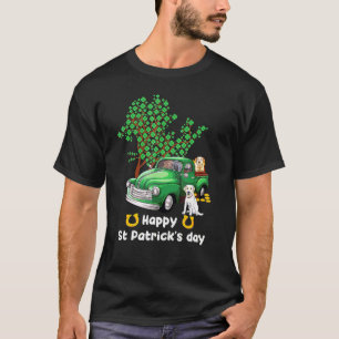 Labrador Retriever St Patricks Day Truck Kleeblatt T-Shirt