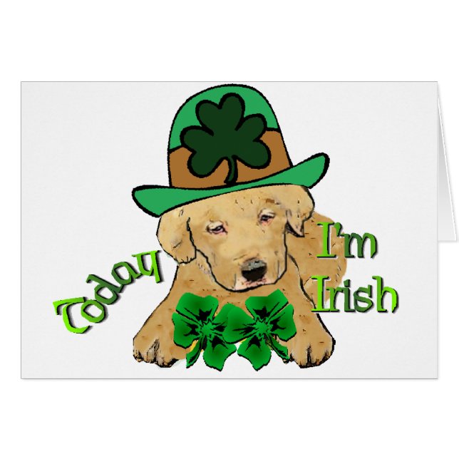 Labrador Retriever St Pattys (Vorderseite (Horizontal))