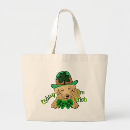 Labrador Retriever St Pattys Jumbo Stoffbeutel