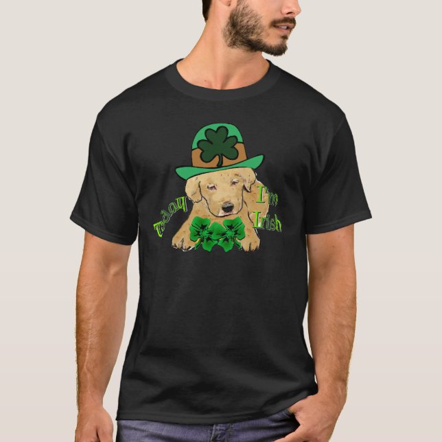 Labrador Retriever St Pattys T-Shirt (Vorderseite)