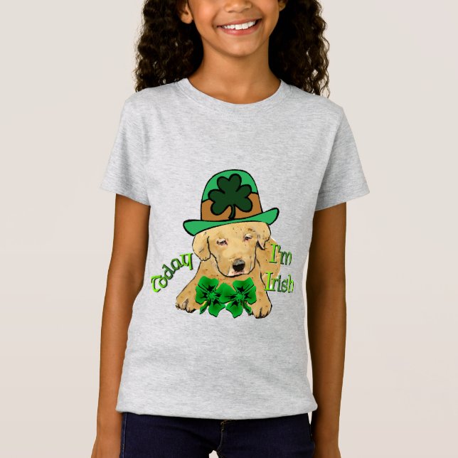 Labrador Retriever St Pattys T-Shirt (Vorderseite)