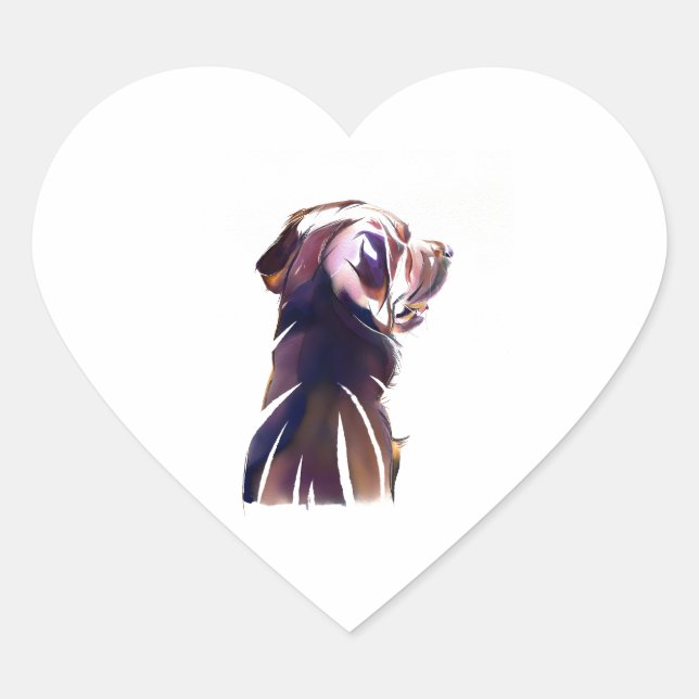 Labrador Retriever Sticker – Dog LoverGift (Vorderseite)