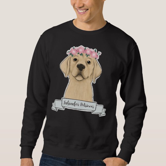 Labrador Retriever Sticker Sweatshirt (Vorderseite)
