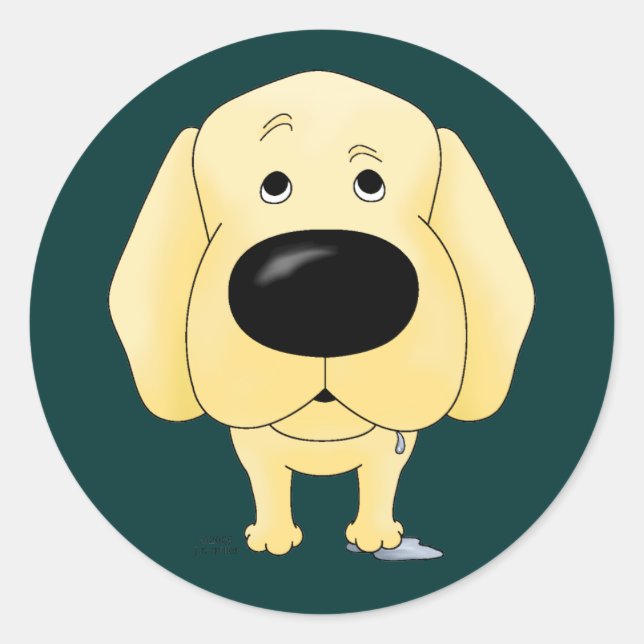 Labrador Retriever Stickers (Vorderseite)