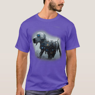 Labrador Retriever Surreal Steampunk Artwork Dog L T-Shirt