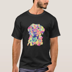 Labrador Retriever Süßer Lab Bunter Kunst Hund T-Shirt
