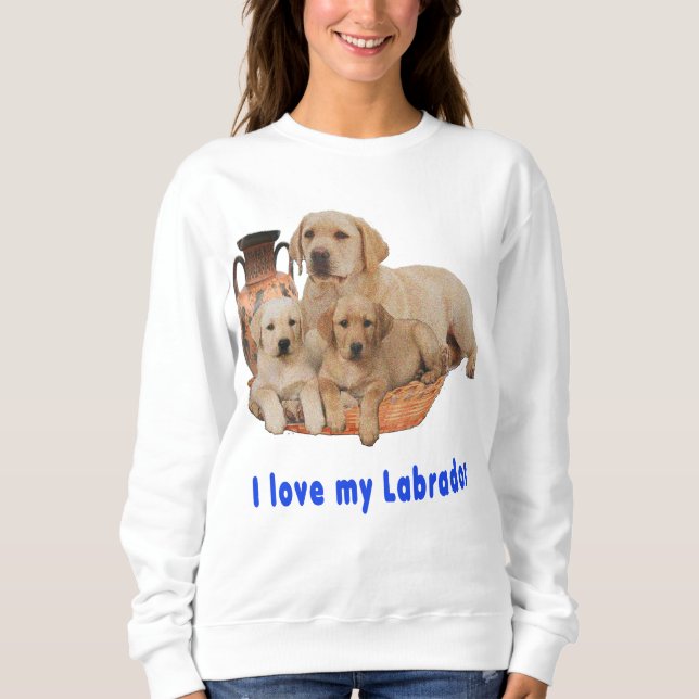 Labrador Retriever Sweatshirt (Vorderseite)