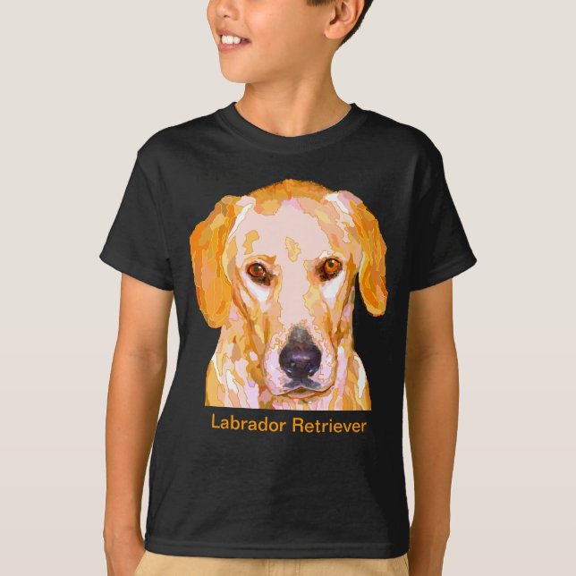 Labrador-Retriever-T - Shirt (Vorderseite)