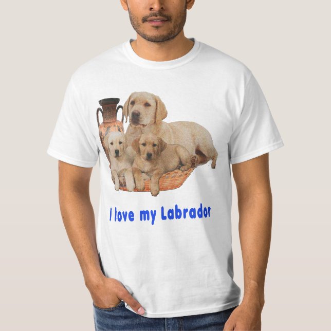 Labrador Retriever T-Shirt (Vorderseite)