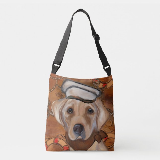 LABRADOR RETRIEVER TRAGETASCHEN MIT LANGEN TRÄGERN (Vorderseite)