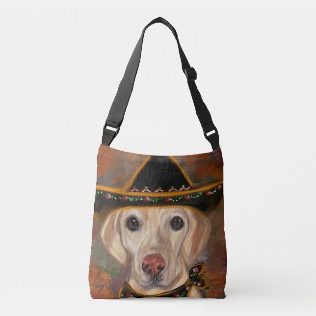 Labrador Retriever Tragetaschen Mit Langen Trägern (Vorderseite)