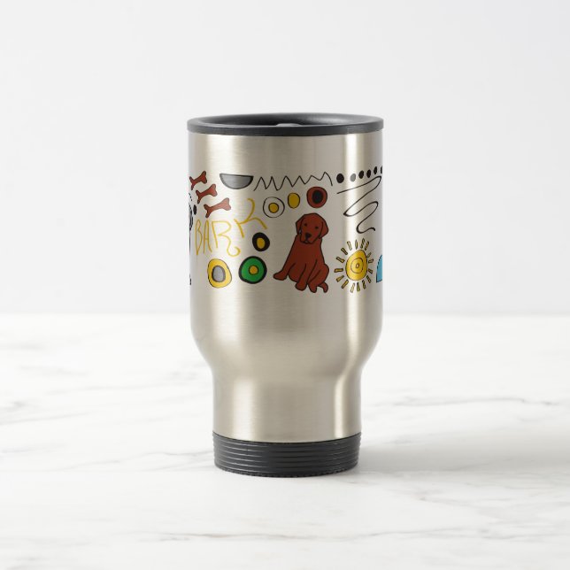 Labrador Retriever Travel Mug Cup Reisebecher (Mittel)