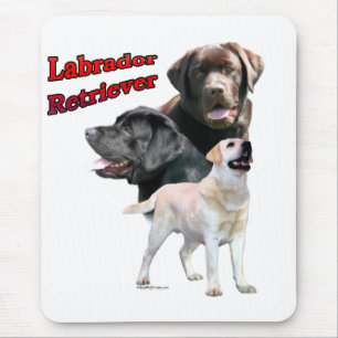 Labrador Retriever Trio 2 Mousepad