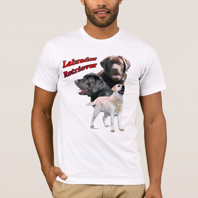 Labrador Retriever Trio 2 T-Shirt (Vorderseite)