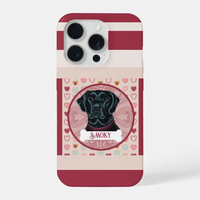Labrador  Retriever Valentines iPhone 11 Pro Case  Hülle (Rückseite)