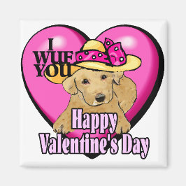 Labrador Retriever Valentinstag Geschenke Magnet