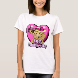 Labrador Retriever Valentinstag Geschenke T-Shirt
