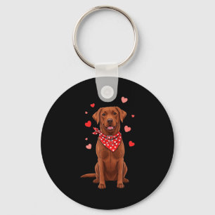 Labrador Retriever Valentinstag Hundeliebhaber Her Schlüsselanhänger