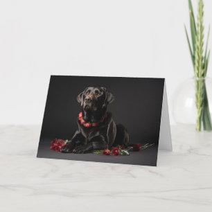 Labrador Retriever Valentinstag Karte