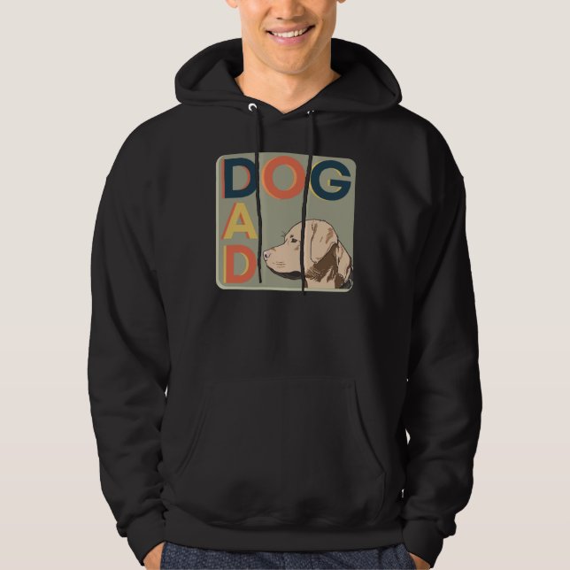 Labrador Retriever Vater Hoodie (Vorderseite)