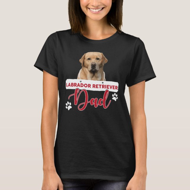 Labrador Retriever Vater T-Shirt (Vorderseite)