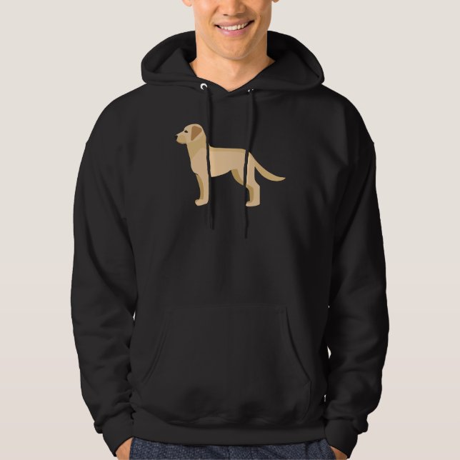 Labrador Retriever Vector Active Hoodie (Vorderseite)